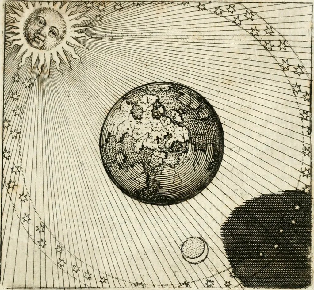 An illustration from Michaelis Majeri ... Secretioris naturae secretorum scrutinium chymicum : per oculis et intellectui accuratè accommodata, figuris cupro appositissimè incisa, ingeniosissima emblemata, hisque confines, & ad rem egregiè facientes sententias, doctissimaque item epigrammata, illustratum .., 1687, leaf 158