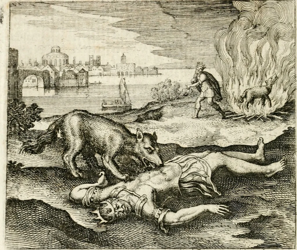 An illustration from Michaelis Majeri ... Secretioris naturae secretorum scrutinium chymicum : per oculis et intellectui accuratè accommodata, figuris cupro appositissimè incisa, ingeniosissima emblemata, hisque confines, & ad rem egregiè facientes sententias, doctissimaque item epigrammata, illustratum .., 1687, leaf 95