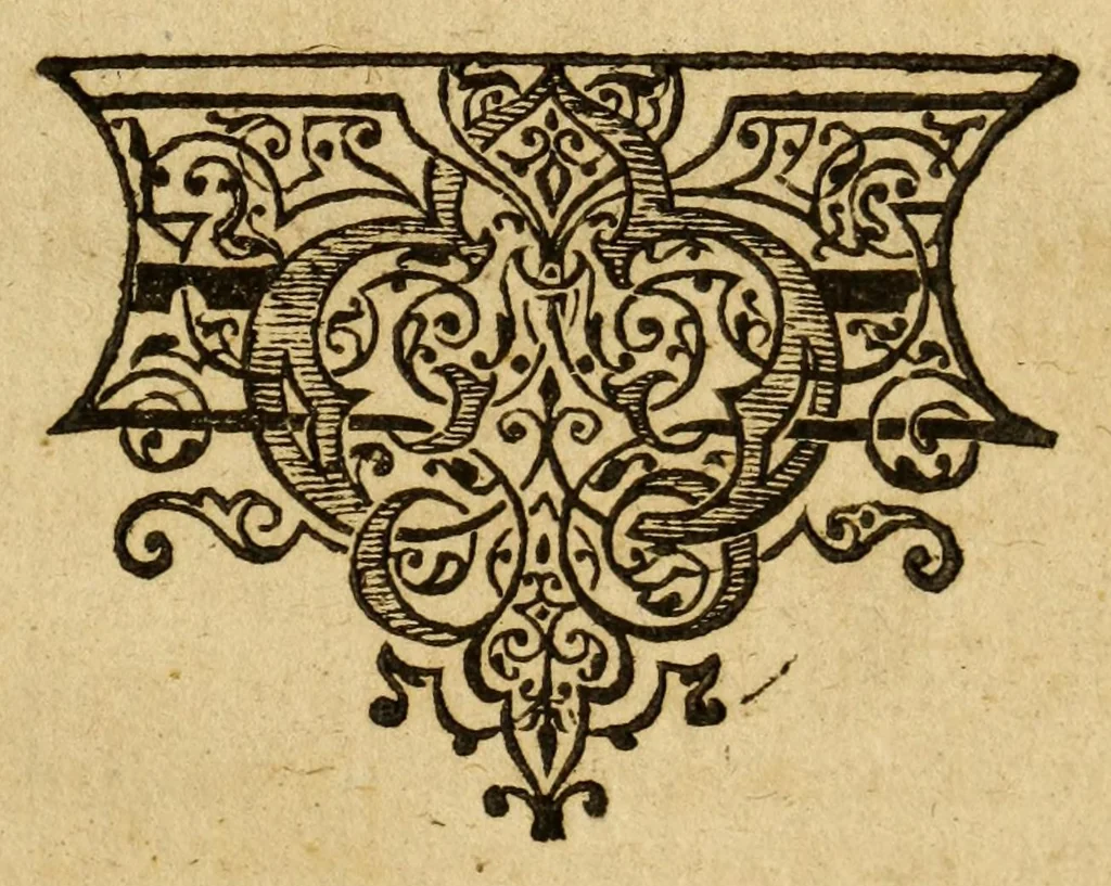 An illustration from Michaelmas Terme : as it hath been sundry times acted by the Children of Paules, 1607, leaf 77