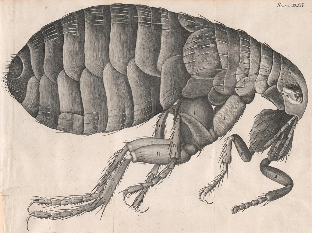 An illustration from Micrographia: or, Some physiological descriptions of minute bodies made by magnifying glasses, 1665, leaf 321