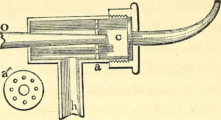 An illustration from Micrographia : containing practical essays on reflecting, solar, oxy-hydrogen gas microscopes; micrometers; eye-pieces, &c. &c., 1837, leaf 215