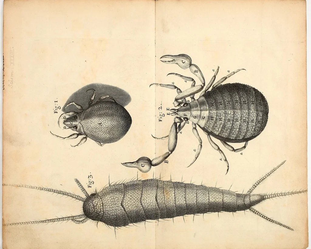 An illustration from Micrographia, or, Some physiological descriptions of minute bodies made by magnifying glasses : with observations and inquiries thereupon, 1665, leaf 315