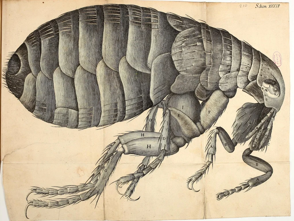 An illustration from Micrographia, or, Some physiological descriptions of minute bodies made by magnifying glasses : with observations and inquiries thereupon, 1665, leaf 321