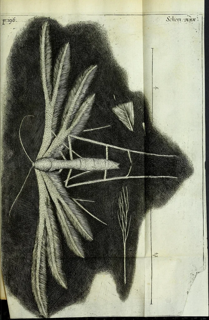 An illustration from Micrographia, or, Some physiological descriptions of minute bodies made by magnifying glasses : with observations and inquiries thereupon, 1667, leaf 317