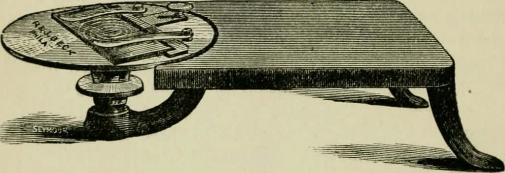 An illustration from The Microscope, 1881, leaf 175