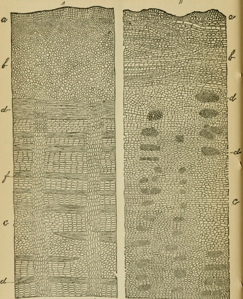 An illustration from The Microscope, 1881, leaf 91