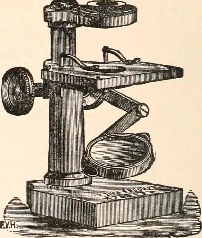 An illustration from The microscope and histology for the use of laboratory students in the anatomical department of Cornell University. by Simon Henry Gage, 1891, leaf 23