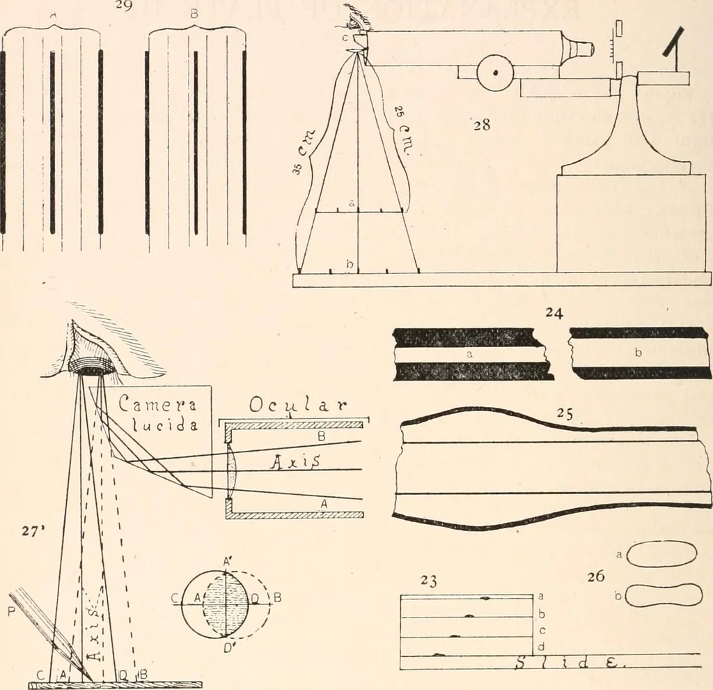 An illustration from The microscope and histology for the use of laboratory students in the anatomical department of Cornell University. by Simon Henry Gage, 1891, leaf 79