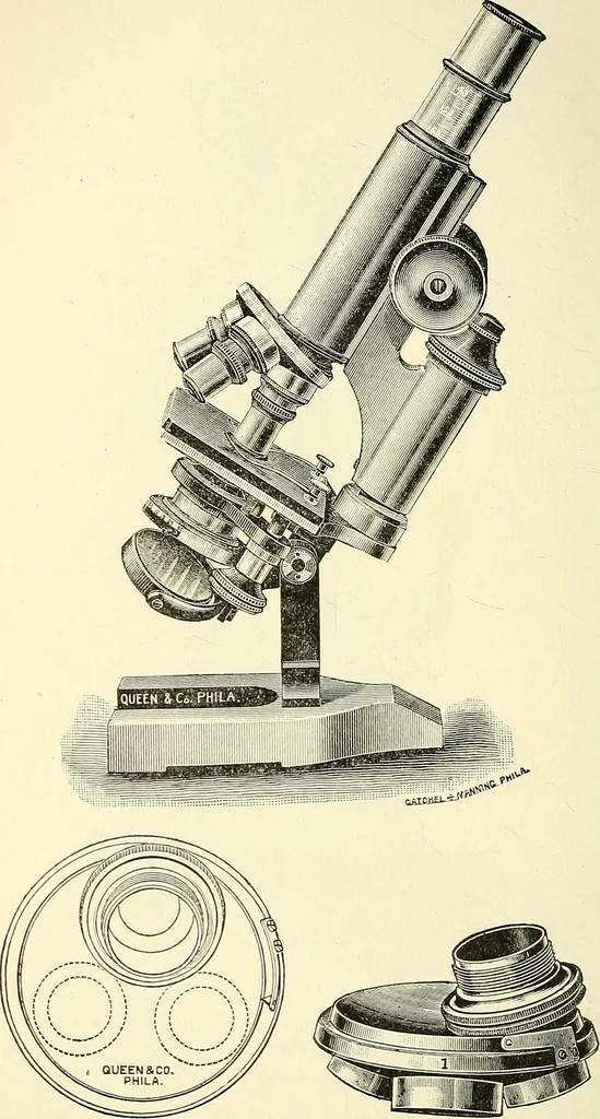 An illustration from The microscope; an introduction to microscopic methods and to histology, 1901, leaf 95