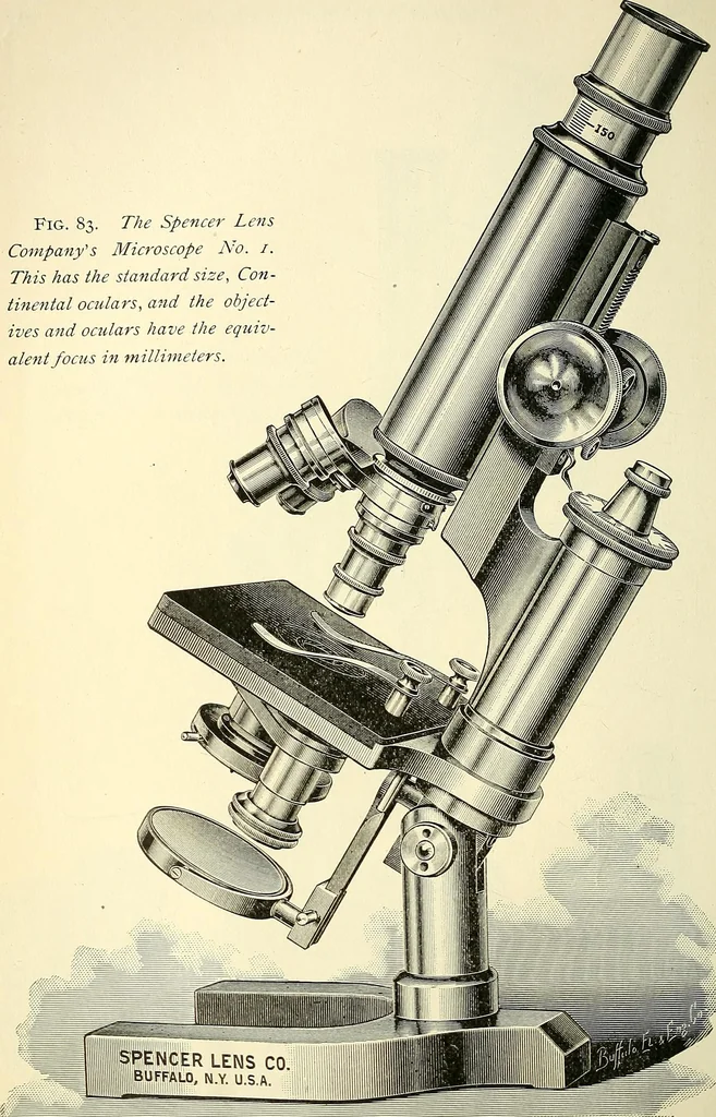 An illustration from The microscope; an introduction to microscopic methods and to histology, 1901, leaf 99