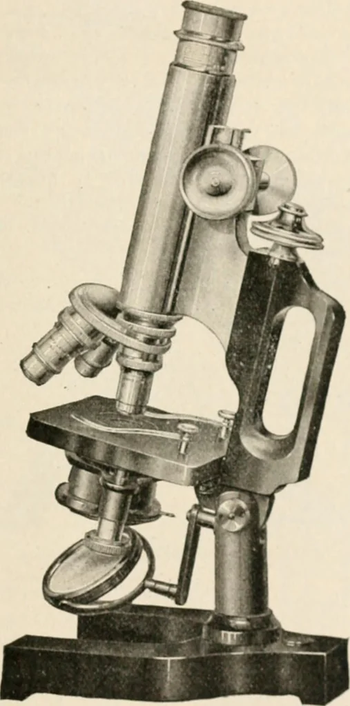 An illustration from The microscope : an introduction to microscopic methods and to histology, 1911, leaf 10