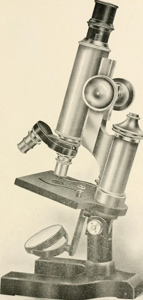 An illustration from The microscope : an introduction to microscopic methods and to histology, 1911, leaf 114