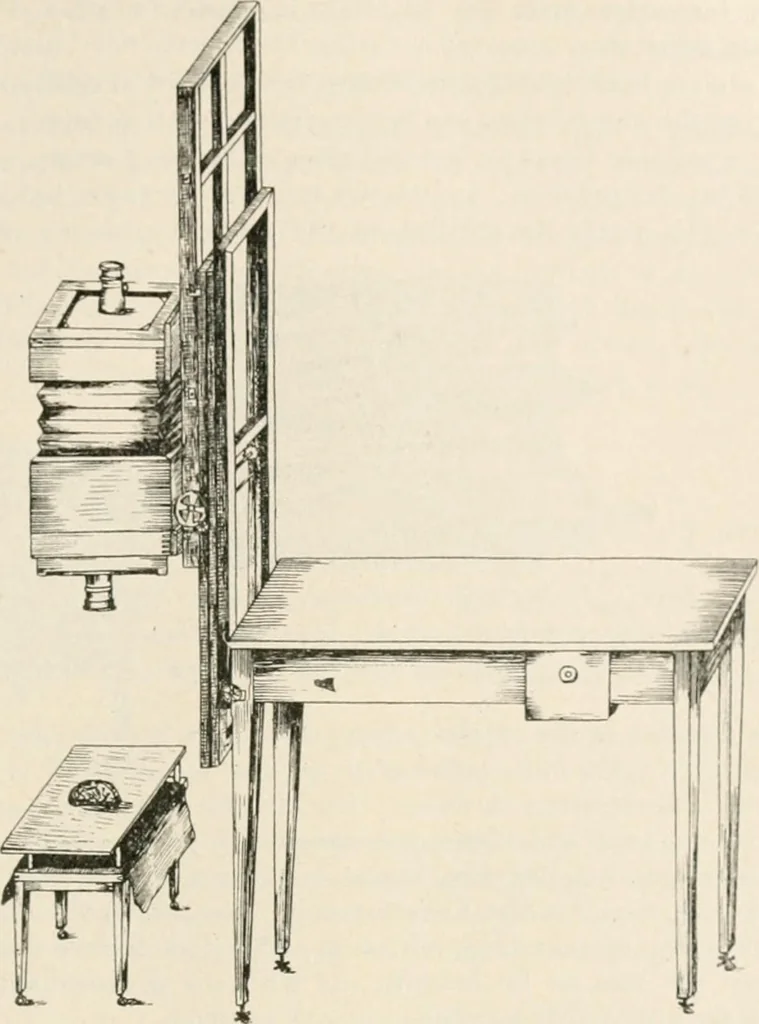 An illustration from The microscope : an introduction to microscopic methods and to histology, 1911, leaf 224