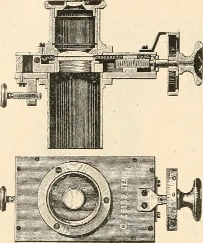 An illustration from The microscope : an introduction to microscopic methods and to histology, 1911, leaf 49