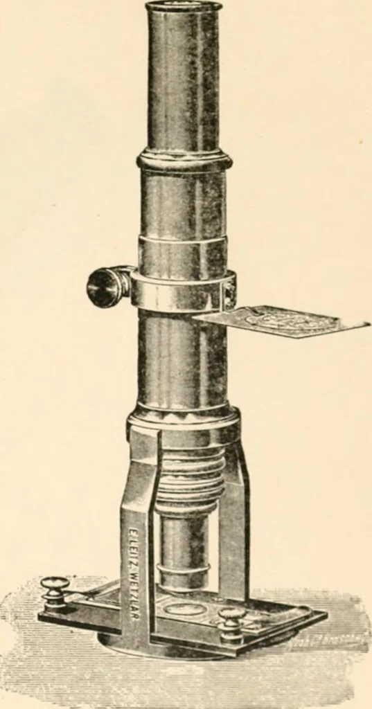 An illustration from The microscope; an introduction to microscopic methods and to histology, 1899, leaf 100