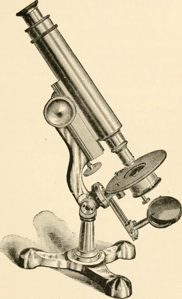 An illustration from The microscope; an introduction to microscopic methods and to histology, 1899, leaf 102