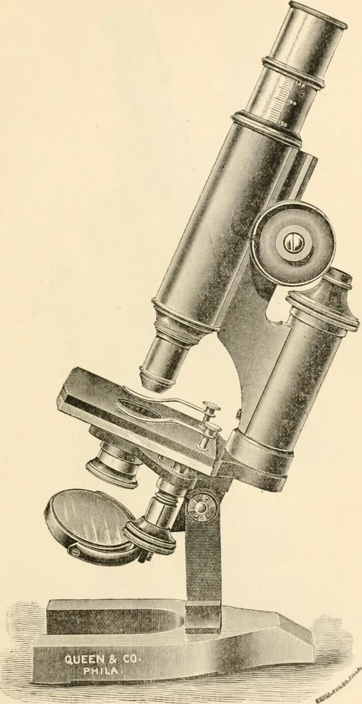 An illustration from The microscope; an introduction to microscopic methods and to histology, 1899, leaf 94