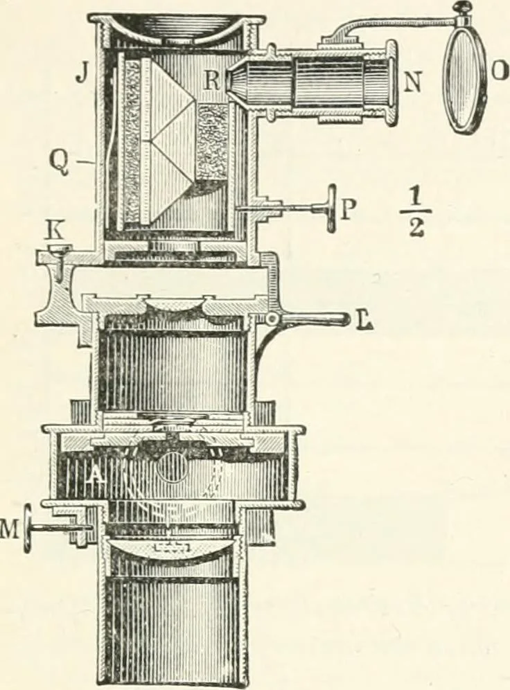An illustration from The microscope : an introduction to microscopic methods and to histology, 1911, leaf 144