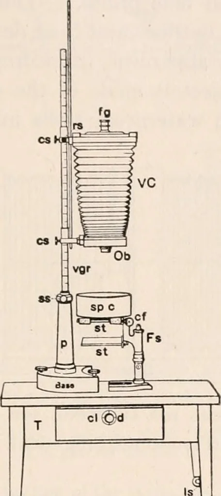 An illustration from The microscope; an introduction to microscopic methods and to histology, 1917, leaf 190