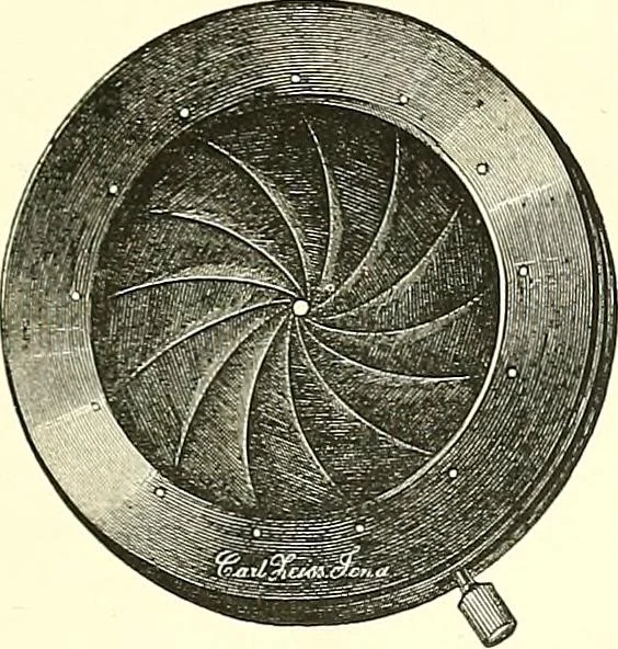 An illustration from The microscope : its construction and management : including technique, photo-micrography, and the past and future of the microscope, 1893, leaf 100