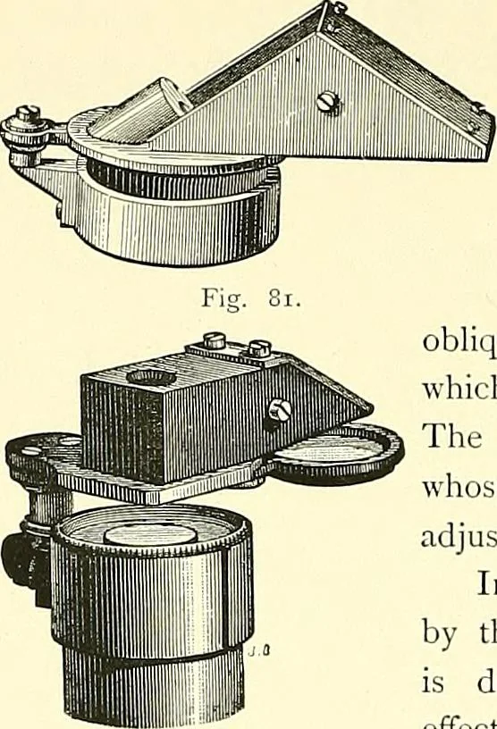 An illustration from The microscope : its construction and management : including technique, photo-micrography, and the past and future of the microscope, 1893, leaf 113
