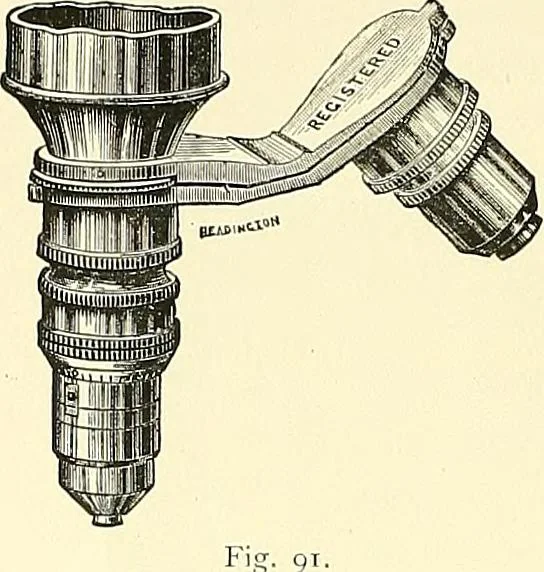 An illustration from The microscope : its construction and management : including technique, photo-micrography, and the past and future of the microscope, 1893, leaf 121