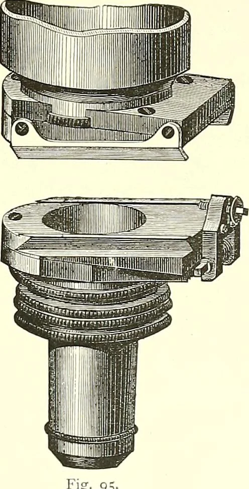An illustration from The microscope : its construction and management : including technique, photo-micrography, and the past and future of the microscope, 1893, leaf 122