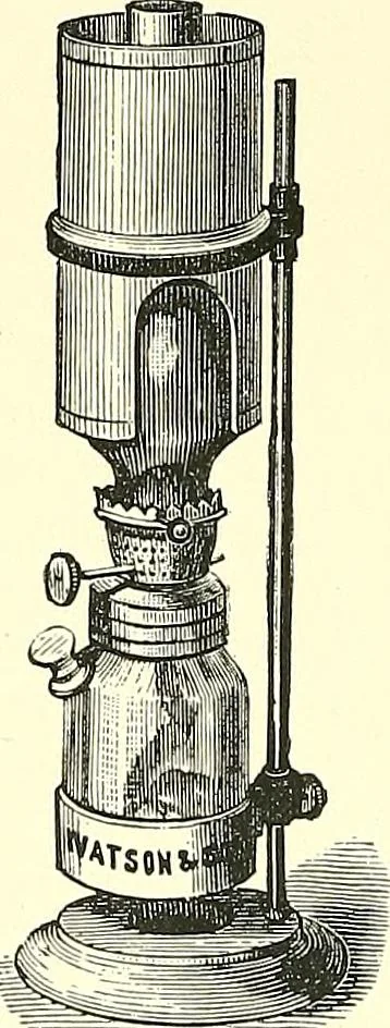 An illustration from The microscope : its construction and management : including technique, photo-micrography, and the past and future of the microscope, 1893, leaf 129