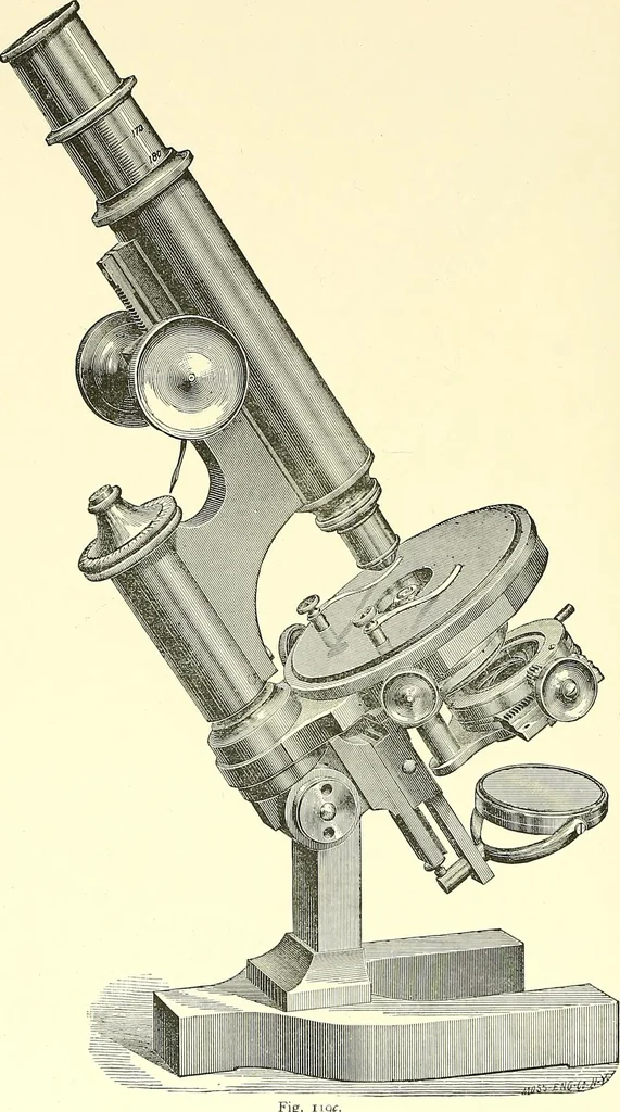 An illustration from The microscope : its construction and management : including technique, photo-micrography, and the past and future of the microscope, 1893, leaf 163