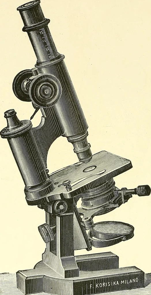 An illustration from The microscope : its construction and management : including technique, photo-micrography, and the past and future of the microscope, 1893, leaf 191