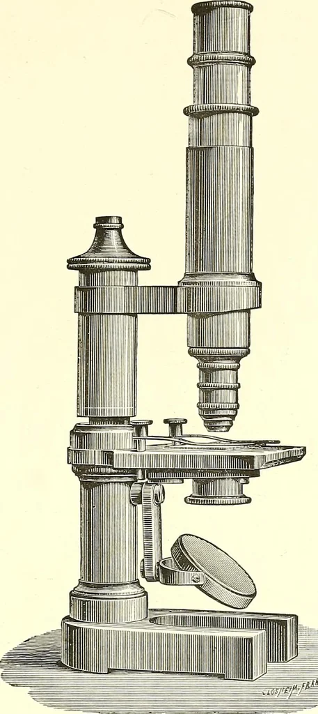An illustration from The microscope : its construction and management : including technique, photo-micrography, and the past and future of the microscope, 1893, leaf 200