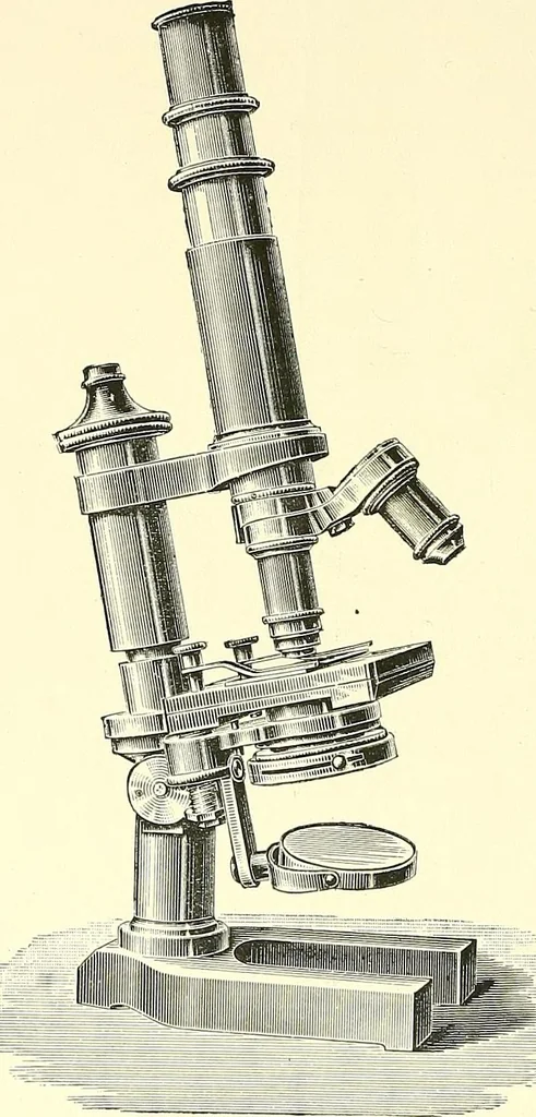 An illustration from The microscope : its construction and management : including technique, photo-micrography, and the past and future of the microscope, 1893, leaf 201