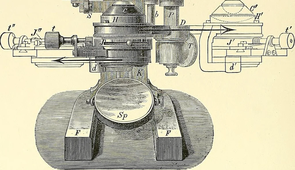 An illustration from The microscope : its construction and management : including technique, photo-micrography, and the past and future of the microscope, 1893, leaf 219