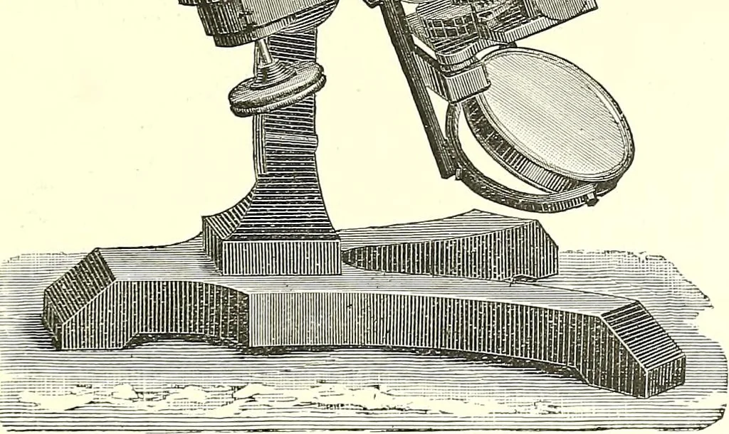 An illustration from The microscope : its construction and management : including technique, photo-micrography, and the past and future of the microscope, 1893, leaf 234