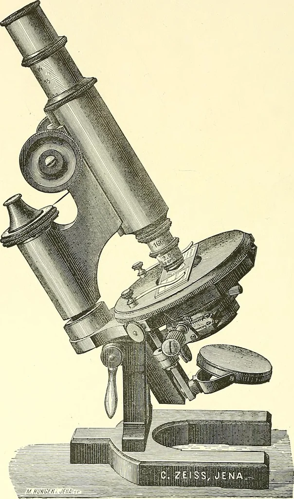 An illustration from The microscope : its construction and management : including technique, photo-micrography, and the past and future of the microscope, 1893, leaf 257