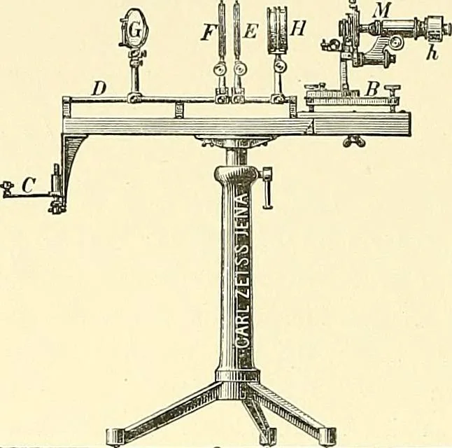 An illustration from The microscope : its construction and management : including technique, photo-micrography, and the past and future of the microscope, 1893, leaf 281