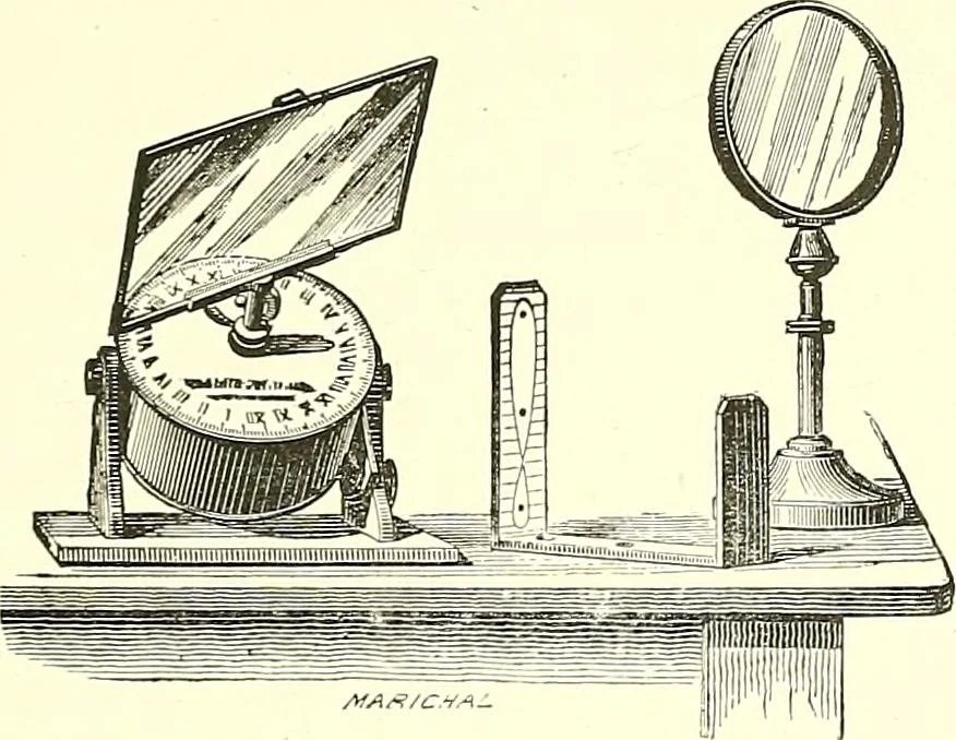 An illustration from The microscope : its construction and management : including technique, photo-micrography, and the past and future of the microscope, 1893, leaf 286