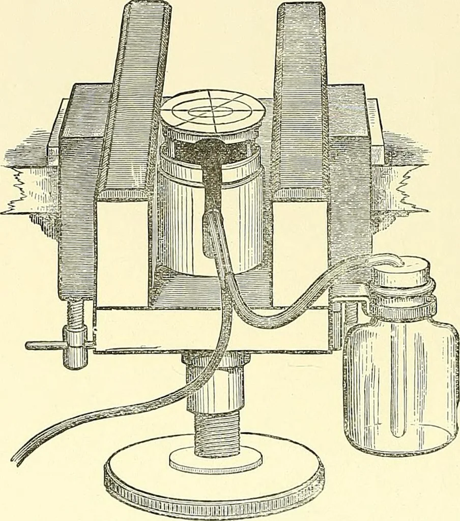 An illustration from The microscope : its construction and management : including technique, photo-micrography, and the past and future of the microscope, 1893, leaf 339
