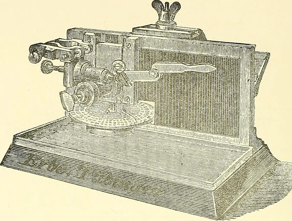 An illustration from The microscope : its construction and management : including technique, photo-micrography, and the past and future of the microscope, 1893, leaf 341
