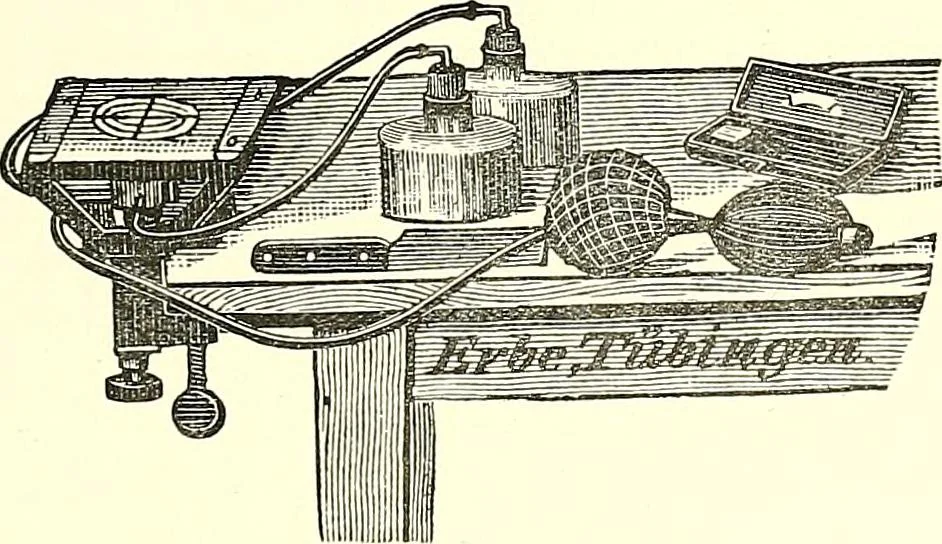 An illustration from The microscope : its construction and management : including technique, photo-micrography, and the past and future of the microscope, 1893, leaf 342