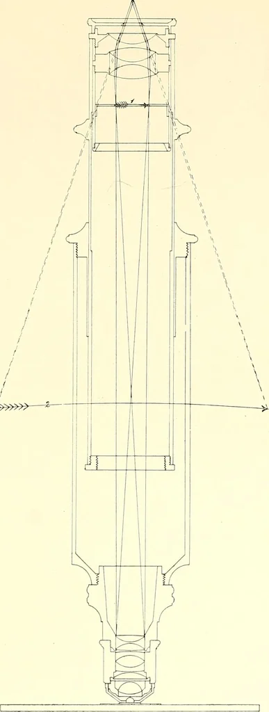 An illustration from The microscope : its construction and management : including technique, photo-micrography, and the past and future of the microscope, 1893, leaf 388