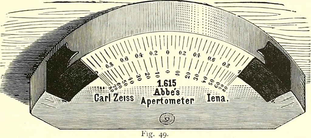 An illustration from The microscope : its construction and management : including technique, photo-micrography, and the past and future of the microscope, 1893, leaf 74