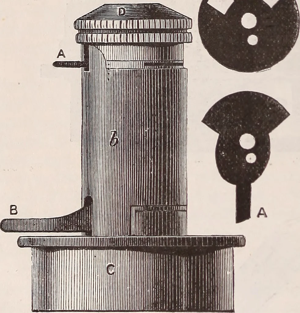 An illustration from The microscope and its revelations, 1891, leaf 287