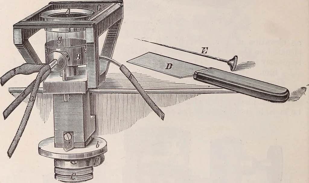 An illustration from The microscope and its revelations, 1891, leaf 439