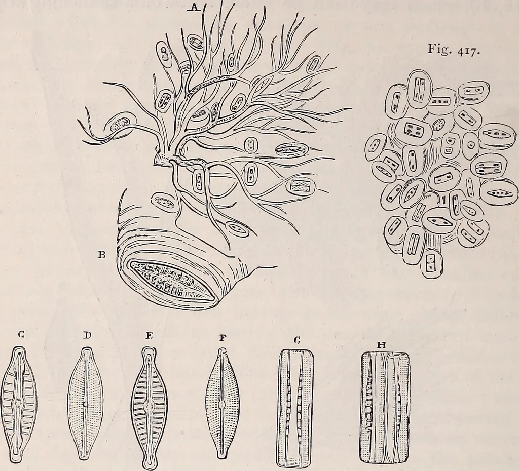 An illustration from The microscope and its revelations, 1891, leaf 595