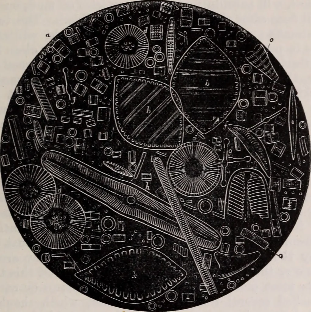 An illustration from The microscope and its revelations, 1891, leaf 598