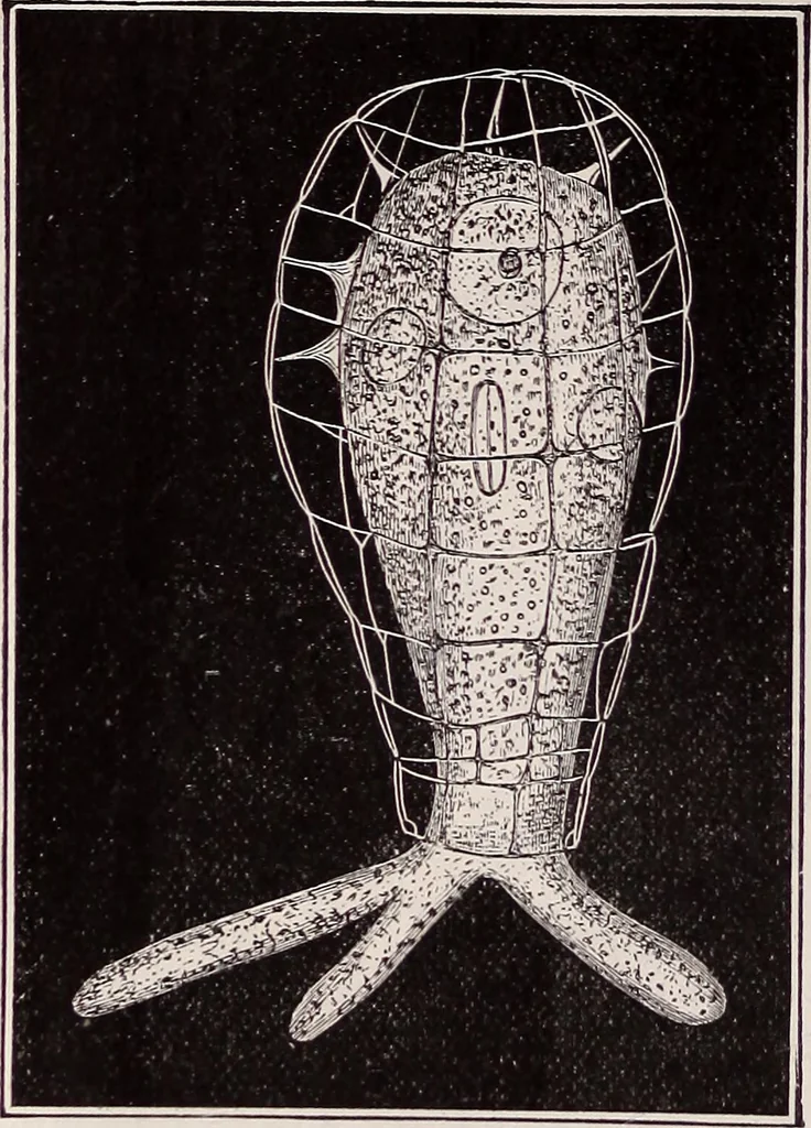 An illustration from The microscope and its revelations, 1891, leaf 719