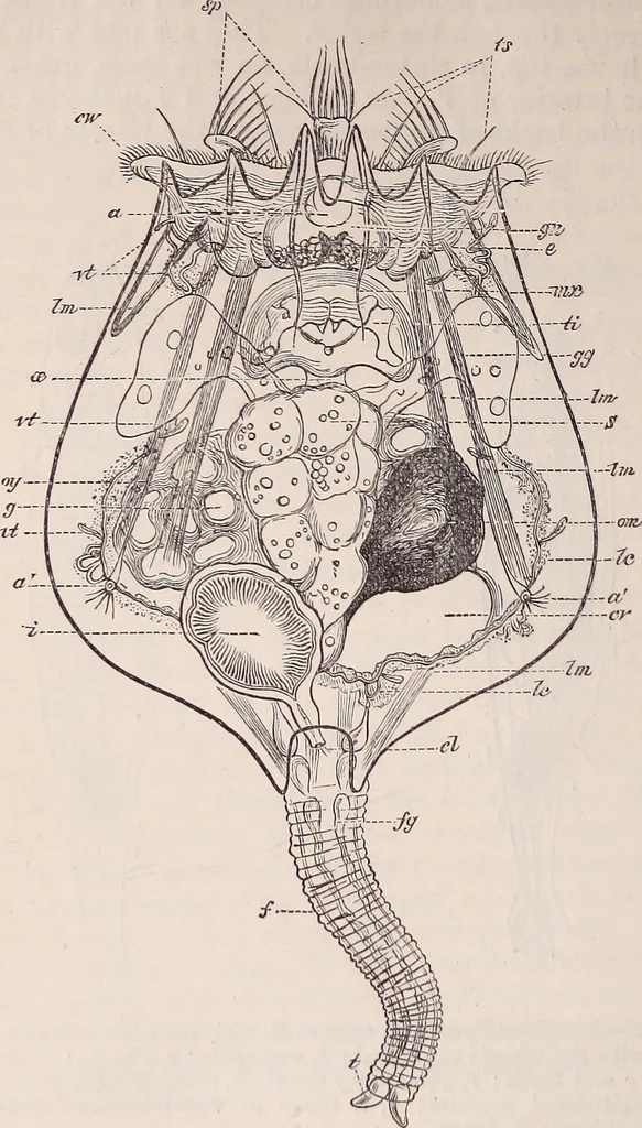 An illustration from The microscope and its revelations, 1891, leaf 765