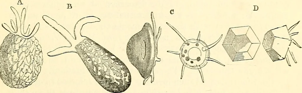 An illustration from The microscope and its revelations, 1856, leaf 494