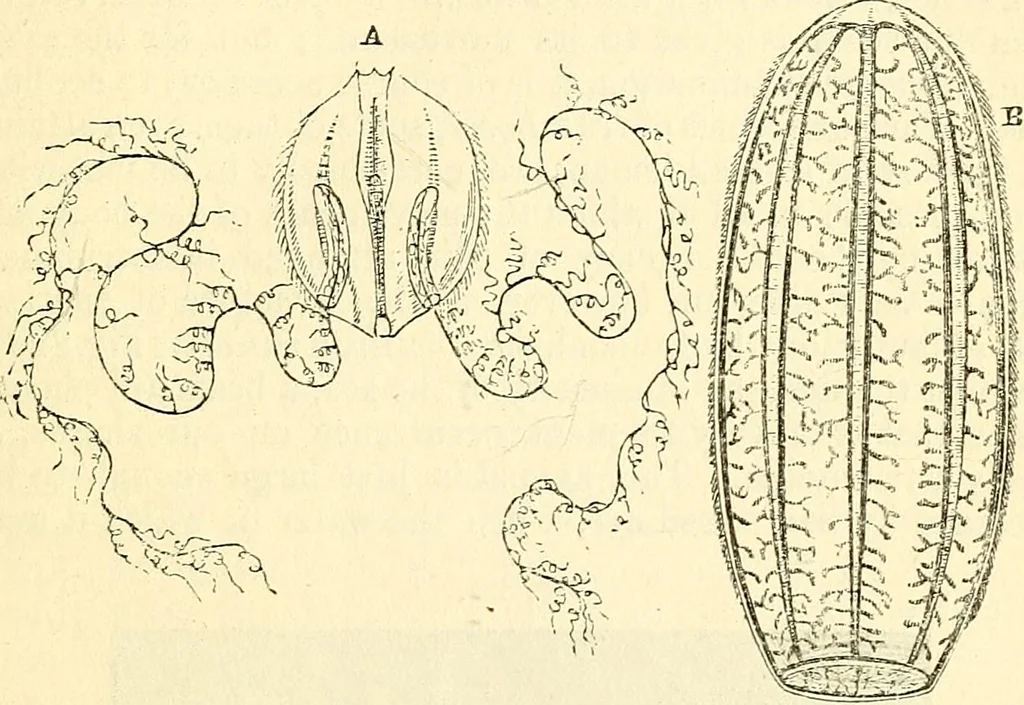 An illustration from The microscope and its revelations, 1856, leaf 568